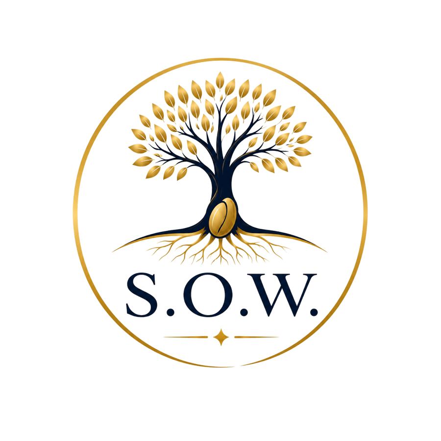 Society of Wealth S.O.W. tree emblem